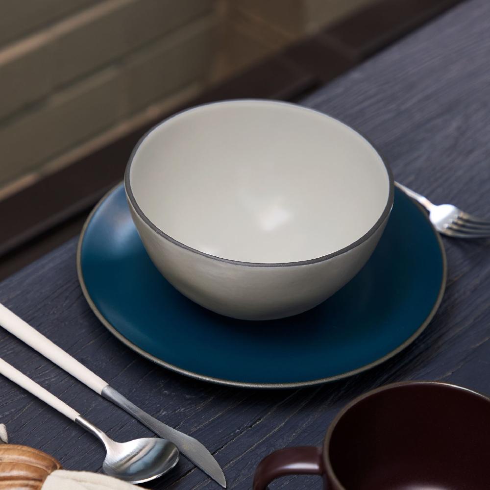 Costa Nova Salad Plate Stacked Organic