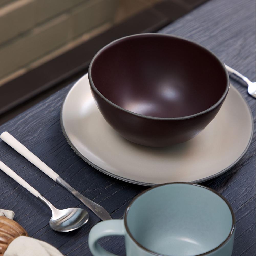 Costa Nova Salad Plate Stacked Organic