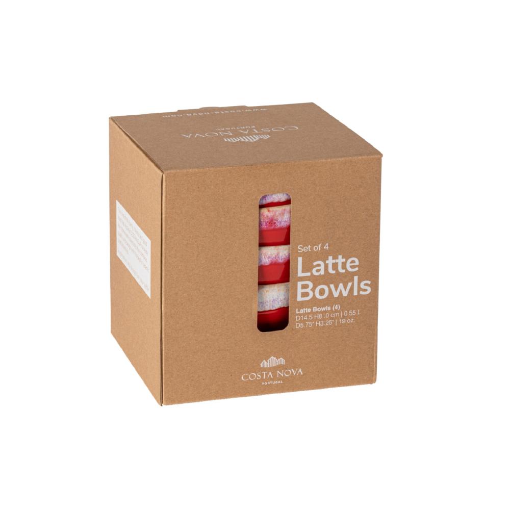 Costa Nova Set 4 Bowls Latte Bowls