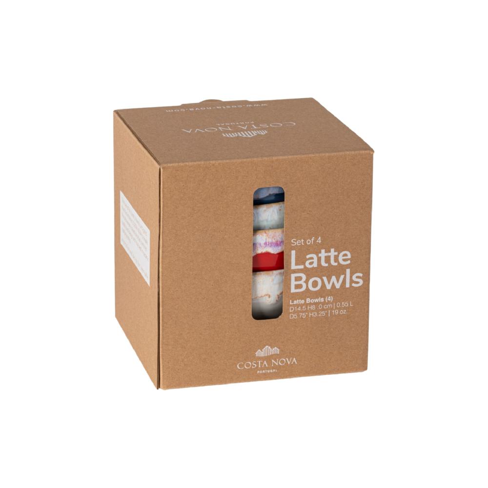 Costa Nova Set 4 Bowls Latte Bowls