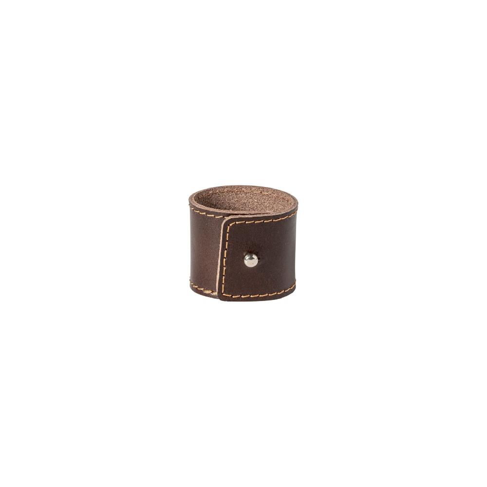 costa nova Set 4 Leather Napkin Rings Leather