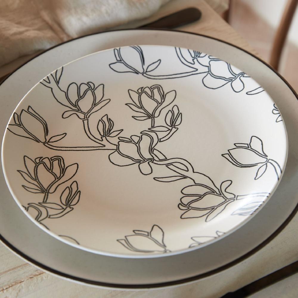 Costa Nova Set 4 Salad Plates Flora - Elements