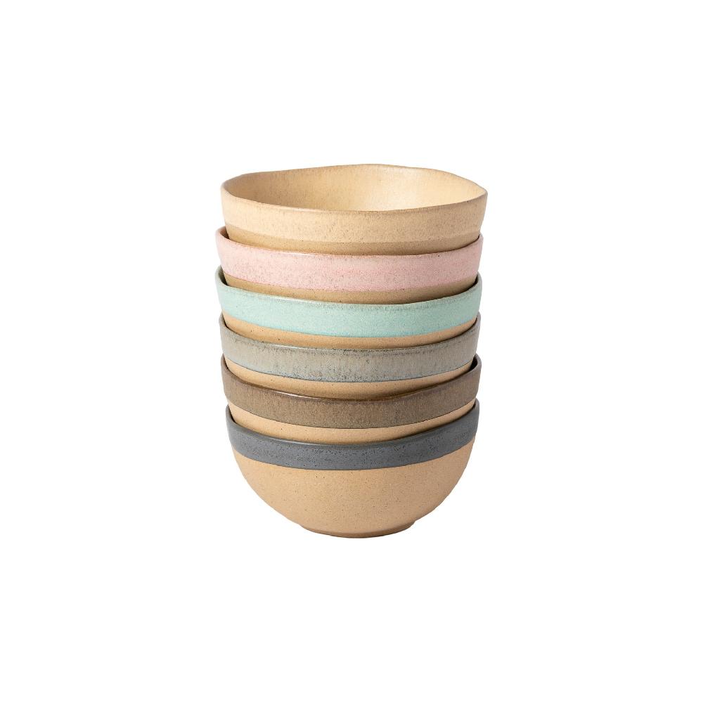 costa nova Set 6 Latte Bowls Arenito