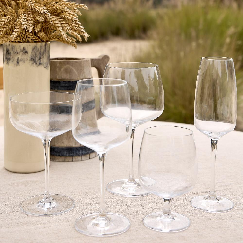 Costa Nova Set 6 White Wine Glasses Isabel