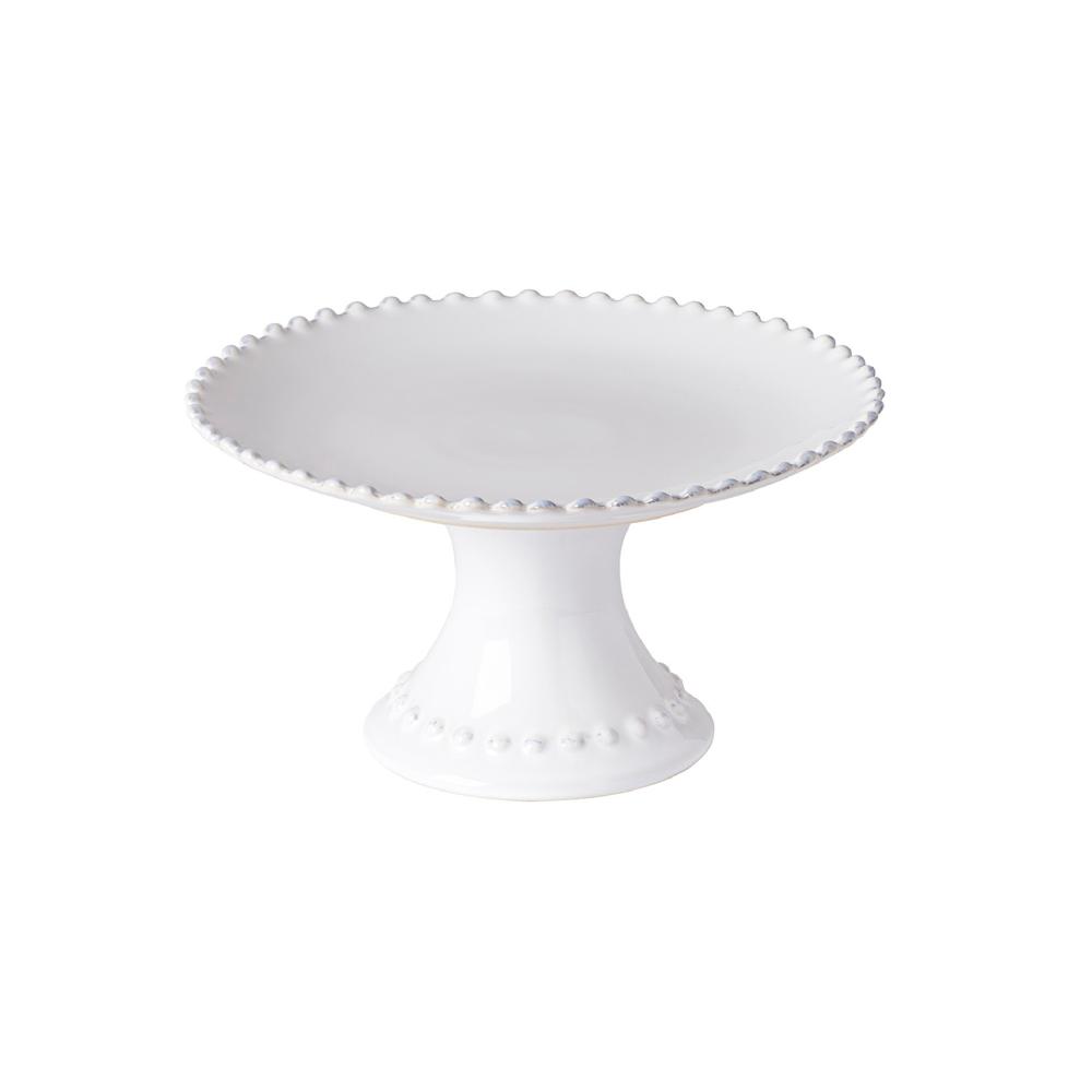 Costa Nova Small Footed Plate Pearl