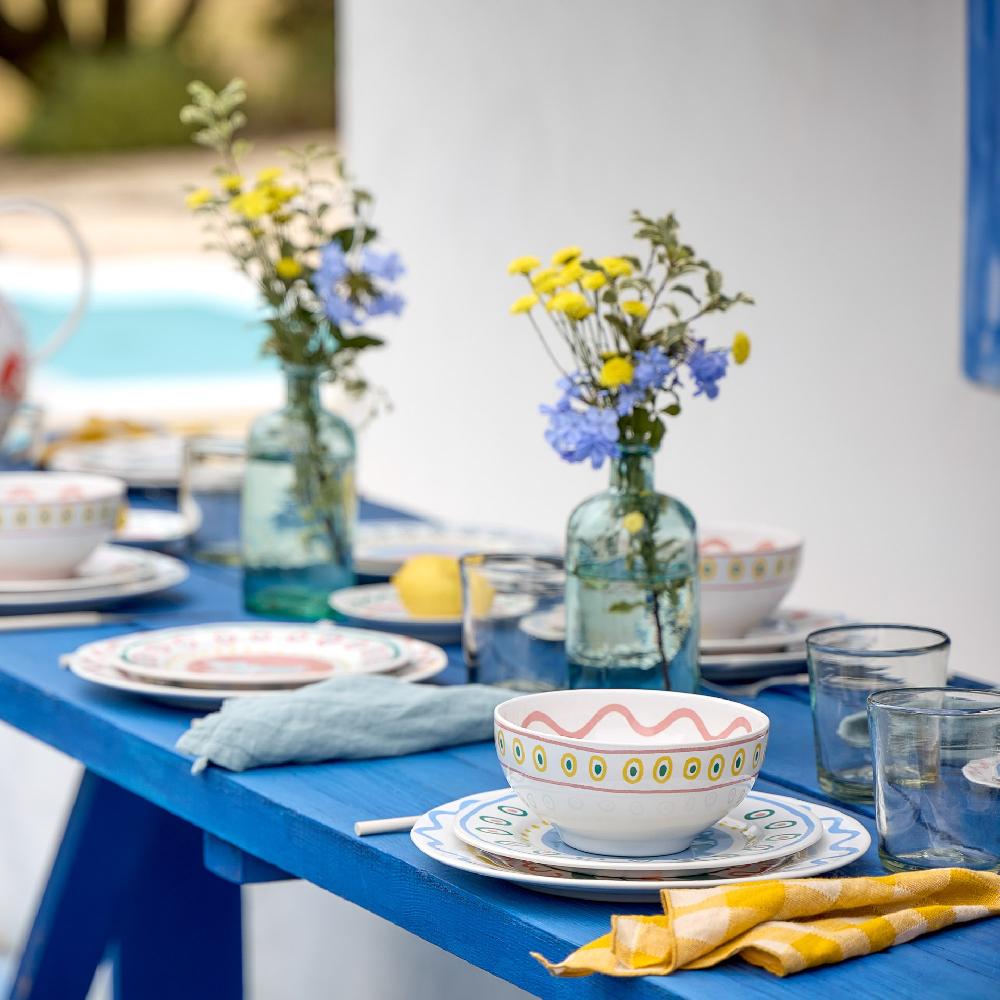 Costa Nova Soup / Cereal Bowl Tulip Summer Bliss