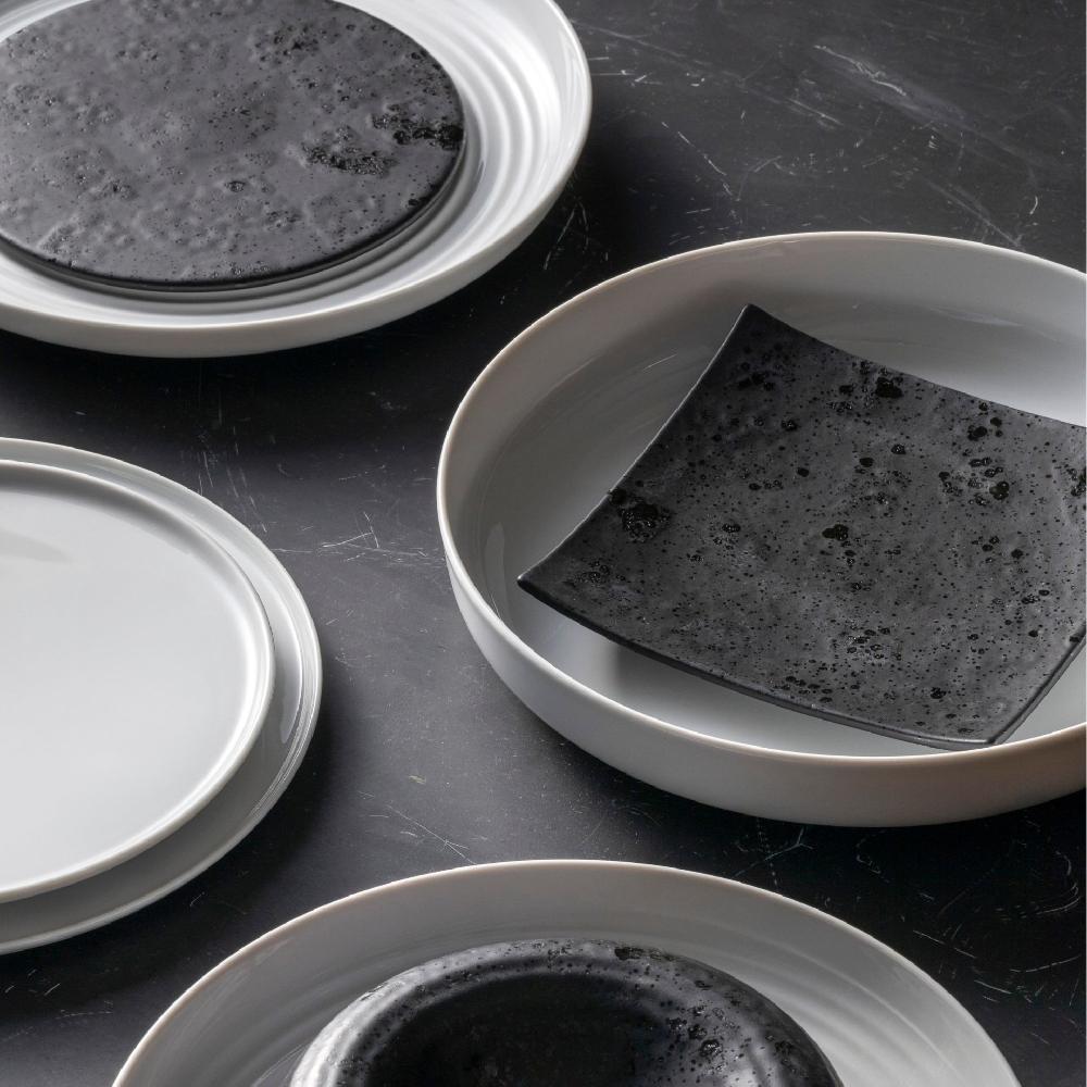 Costa Nova Square Appetizer Plate Resonance