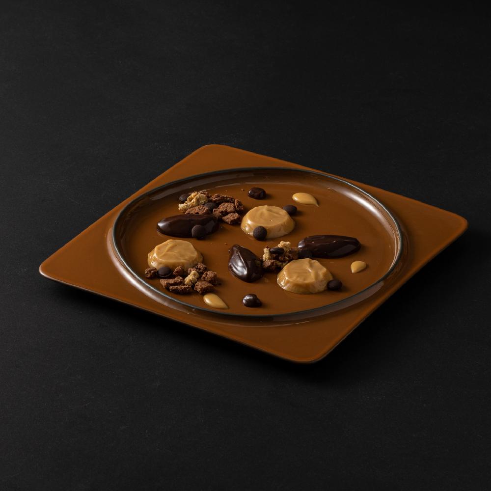 Costa Nova Square Plate / Tray Âmbar