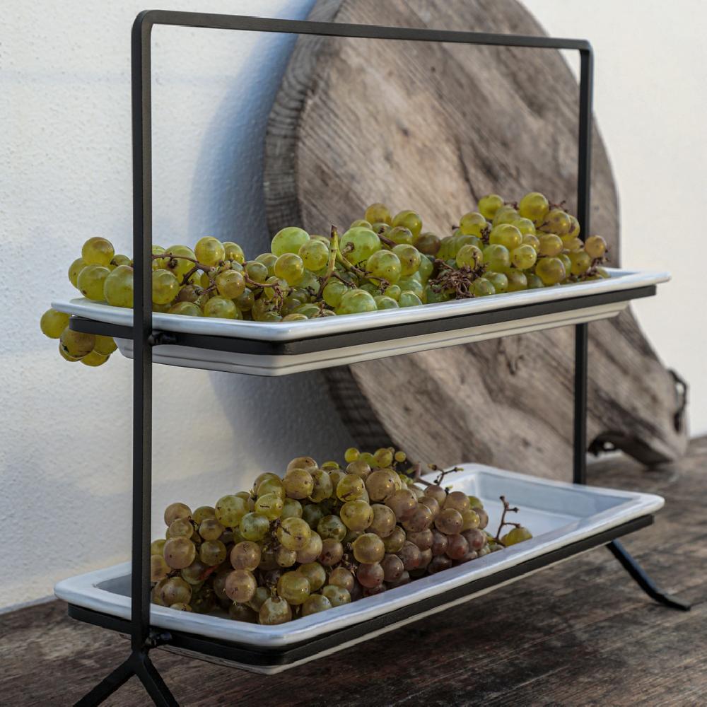 Costa Nova Tiered Stand With Two Trays Plano