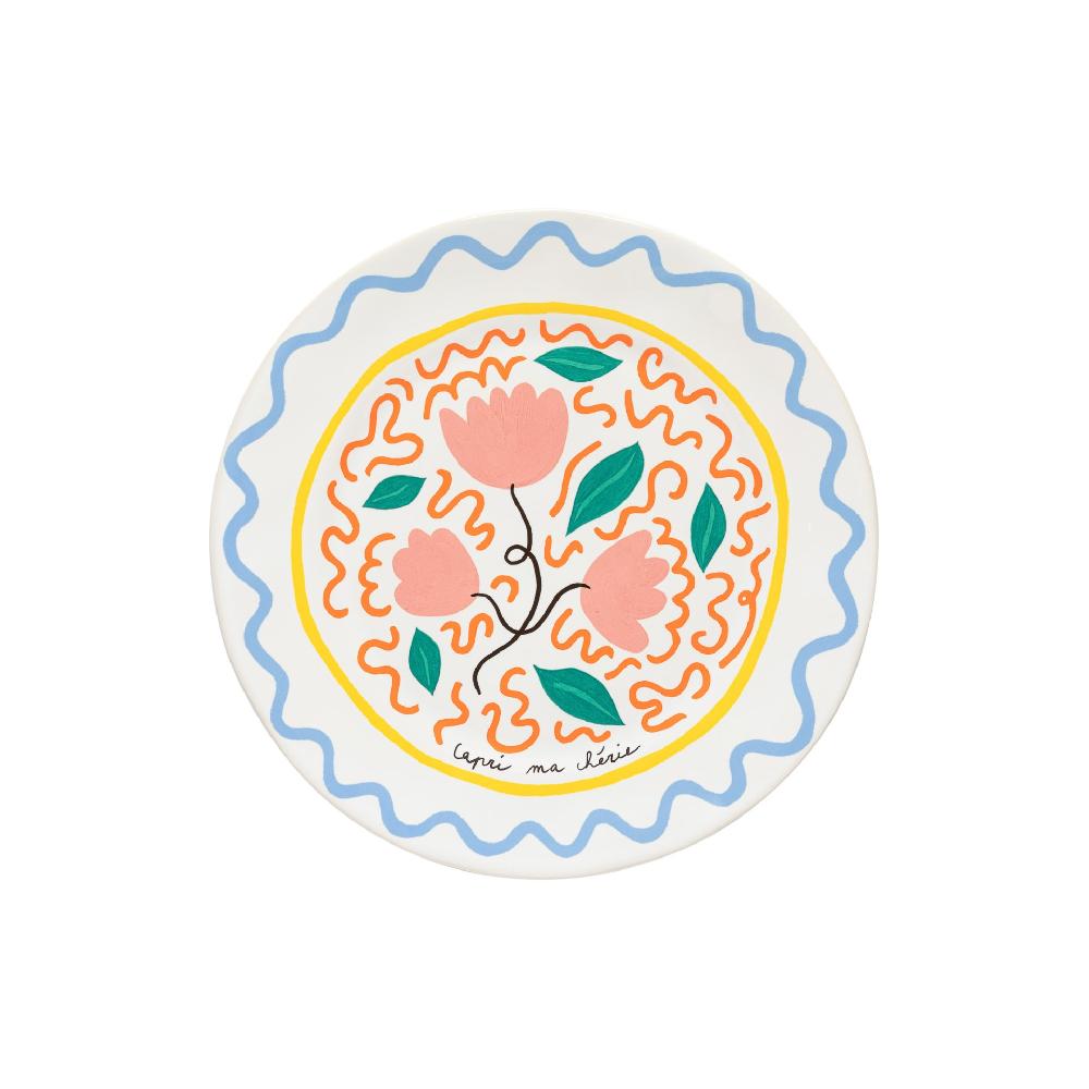 costa nova Dinner Plate Capri Ma Chérie Summer Bliss