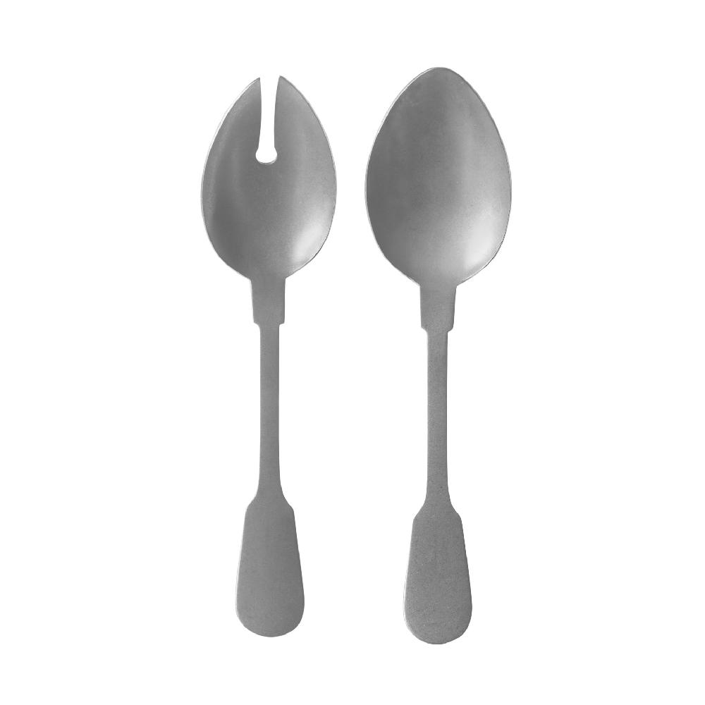 costa nova Flatware Salad Serving 2 Pieces Set Saga