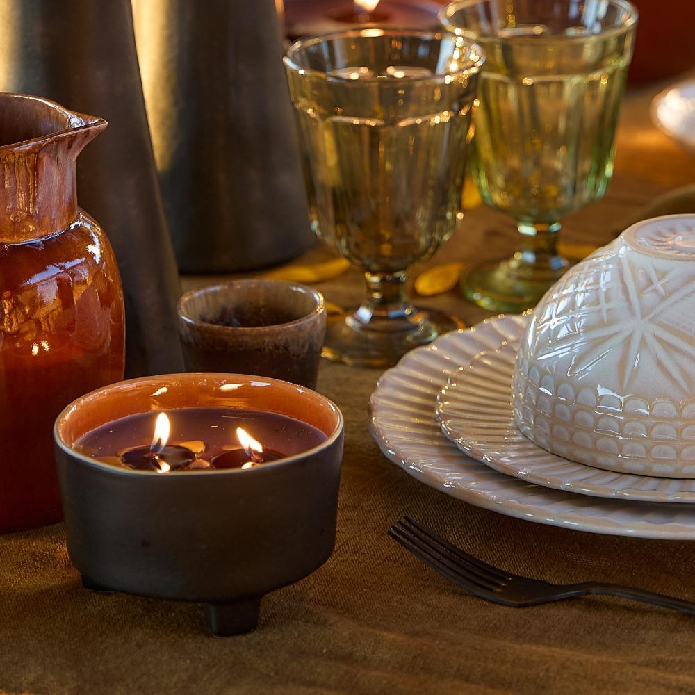 Costa Nova Footed Bowl Soy Wax Candle Riviera Candles