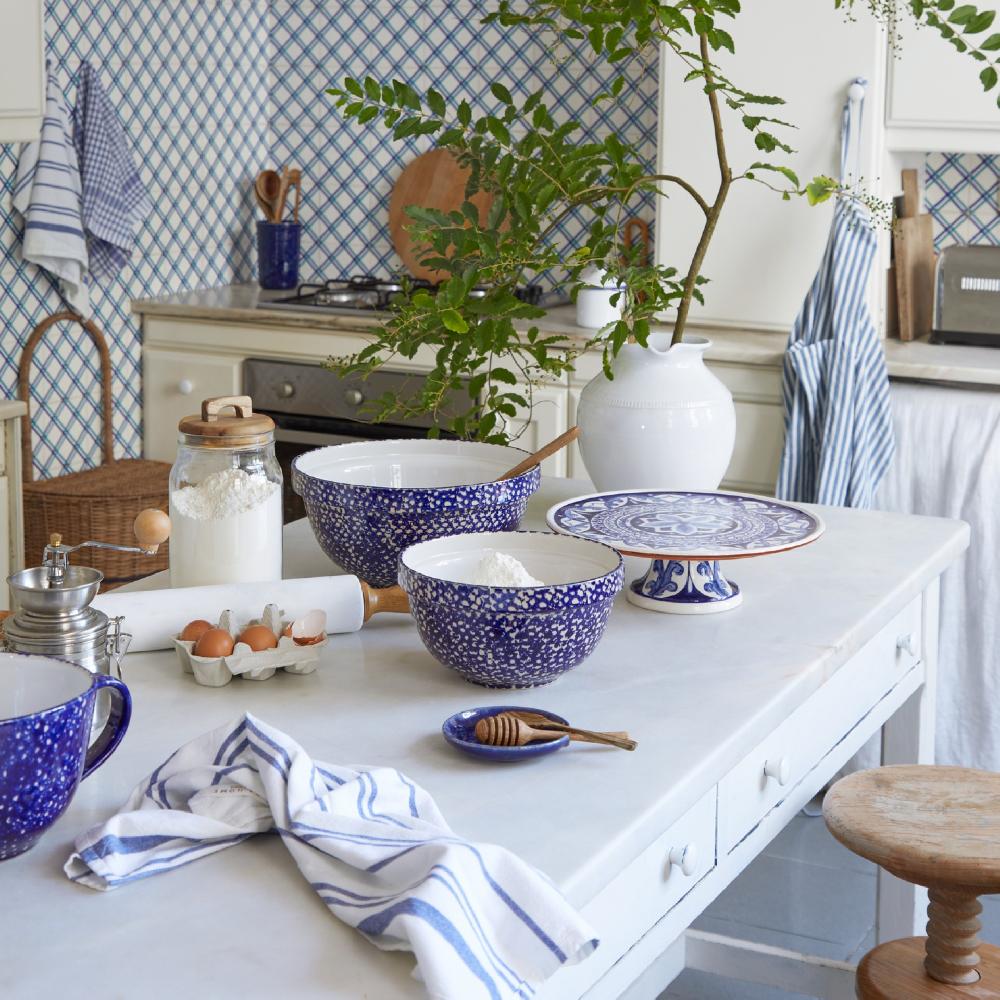 Costa Nova Footed Plate Alentejo Terracota Casafina By COSTA NOVA