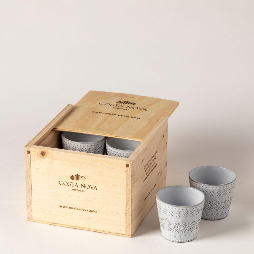 costa nova Gift Box 8 Espresso Cups Grespresso Ecogres