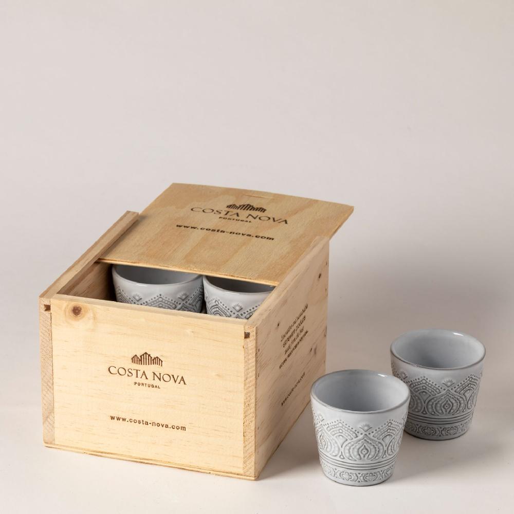 costa nova Gift Box 8 Espresso Cups Grespresso Ecogres