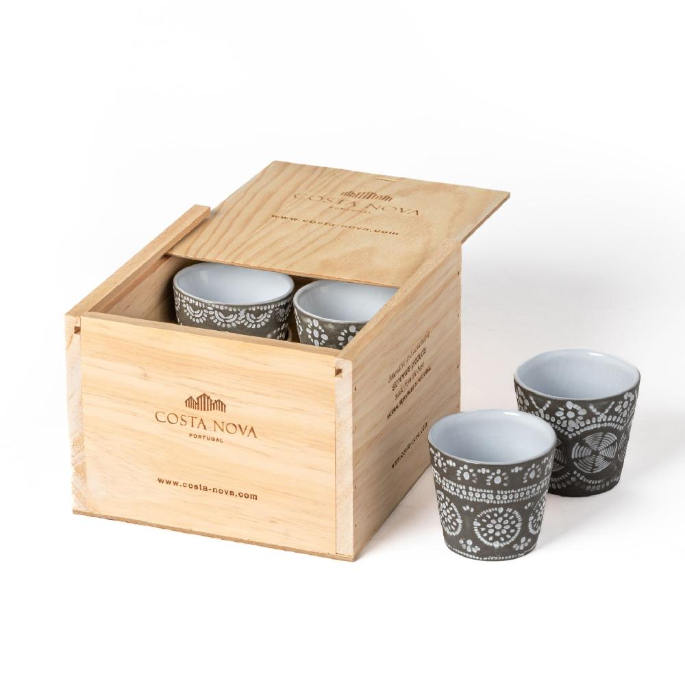 Costa Nova Gift Box 8 Espresso Cups Grespresso Ecogres