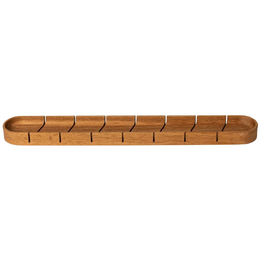 Costa Nova Gift Oak Baguette Board With Knife Pacifica By Casafina