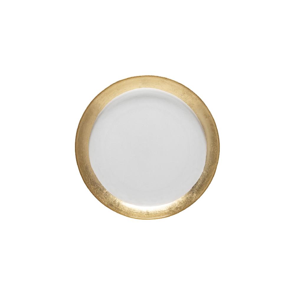 costa nova Glass Band Salad Plate Camilla by Casafina