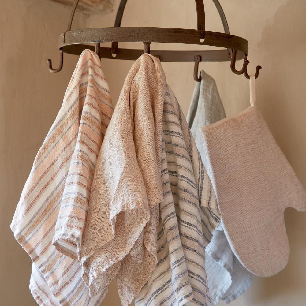 Costa Nova Kitchen Towel 100% Linen Carmela Casafina By COSTA NOVA