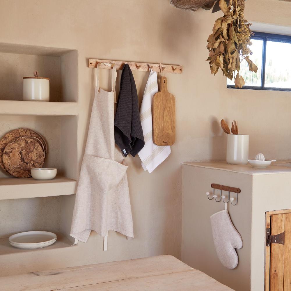 Costa Nova Kitchen Towel Herringbone Stripes 100% Cotton Alessa By Casafina