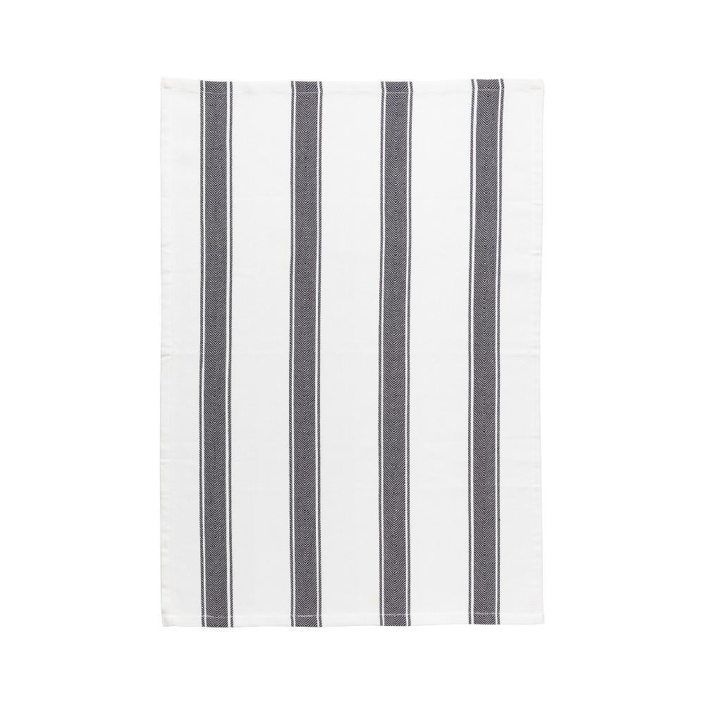 Costa Nova Kitchen Towel Herringbone Stripes 100% Cotton Alessa By Casafina