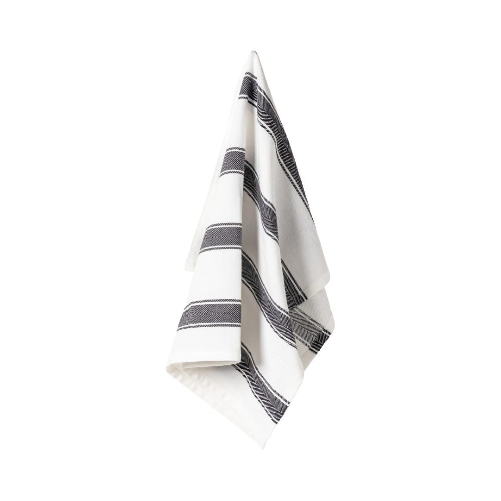 costa nova Kitchen Towel Herringbone Stripes 100% Cotton Alessa by Casafina