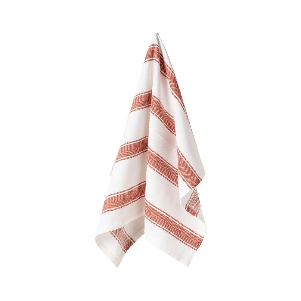 costa nova Kitchen Towel Herringbone Stripes 100% Cotton Alessa by Casafina