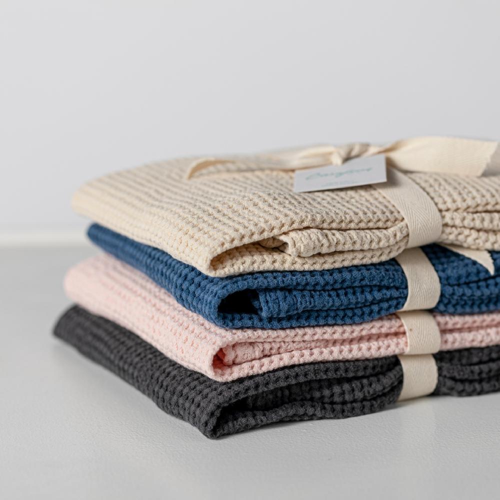 Costa Nova Kitchen Towel Micro Waffle Kitchen Towels - Osteria Casafina By COSTA NOVA