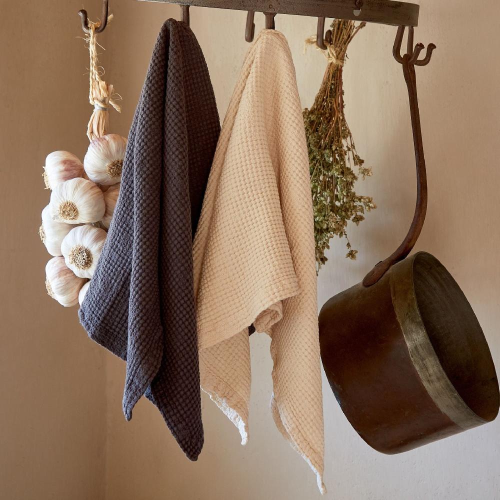Costa Nova Kitchen Towel Micro Waffle Kitchen Towels - Osteria Casafina By COSTA NOVA