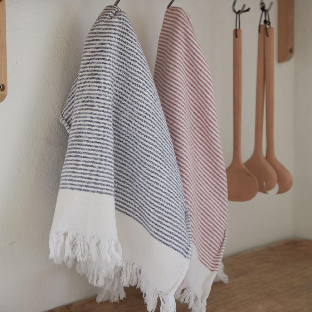 Costa Nova Kitchen Towel Terry 100% Cotton Kitchen Towels - Terry Stripes By Casafina