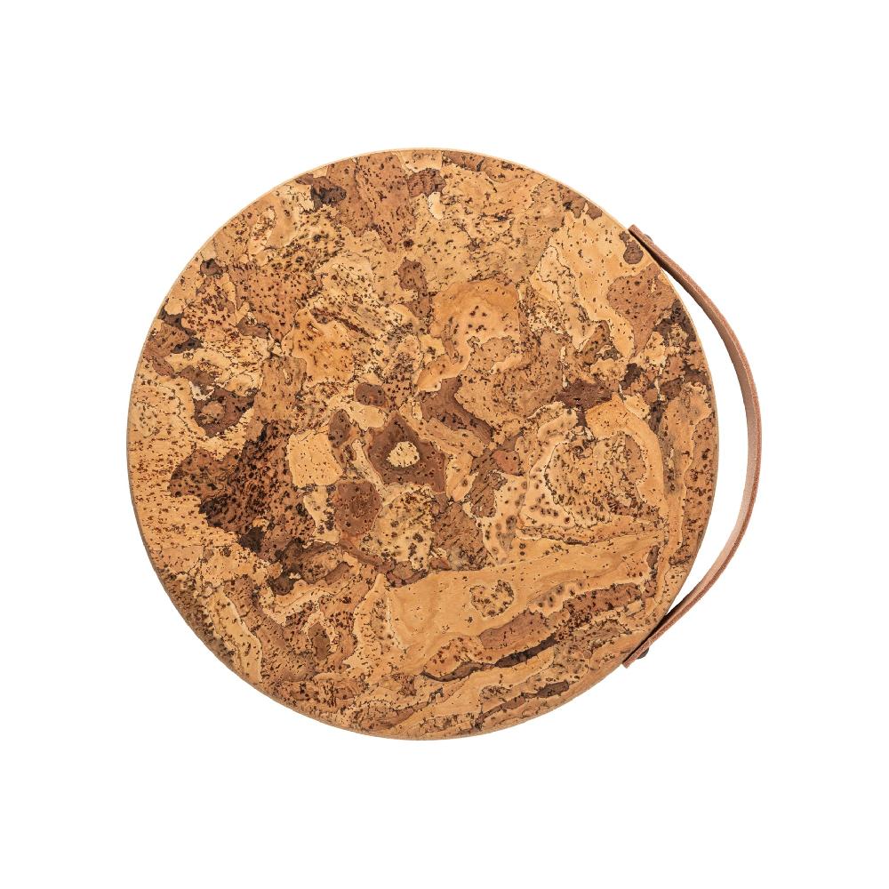 Costa Nova Large Cork Trivet With Leather Handle Cork Casafina By COSTA NOVA