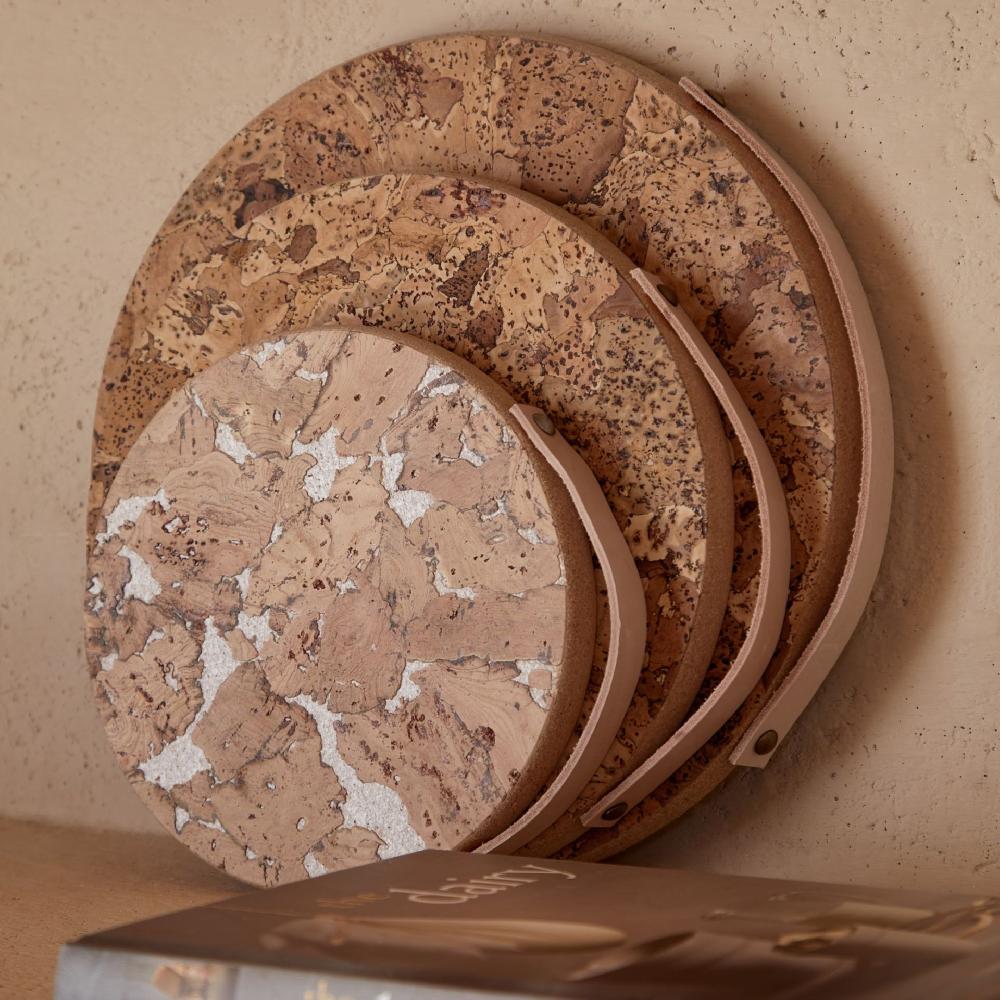 Costa Nova Large Cork Trivet With Leather Handle Cork Casafina By COSTA NOVA