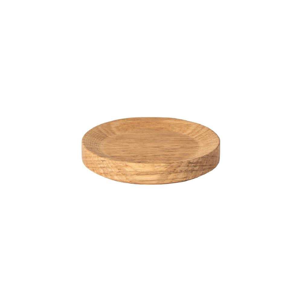 costa nova Large Oak Wood Lid / Pillow Plate Coastland