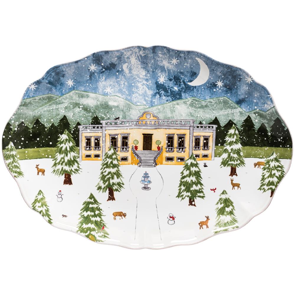 costa nova Large Oval Platter 50 The Nutcracker Casafina by COSTA NOVA