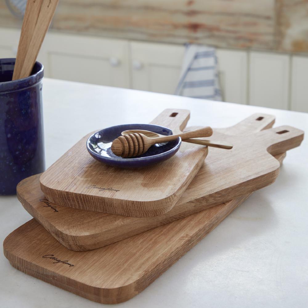 Costa Nova Mid Size Oak Wood Cutting / Serving Board Oak Wood Boards By Casafina