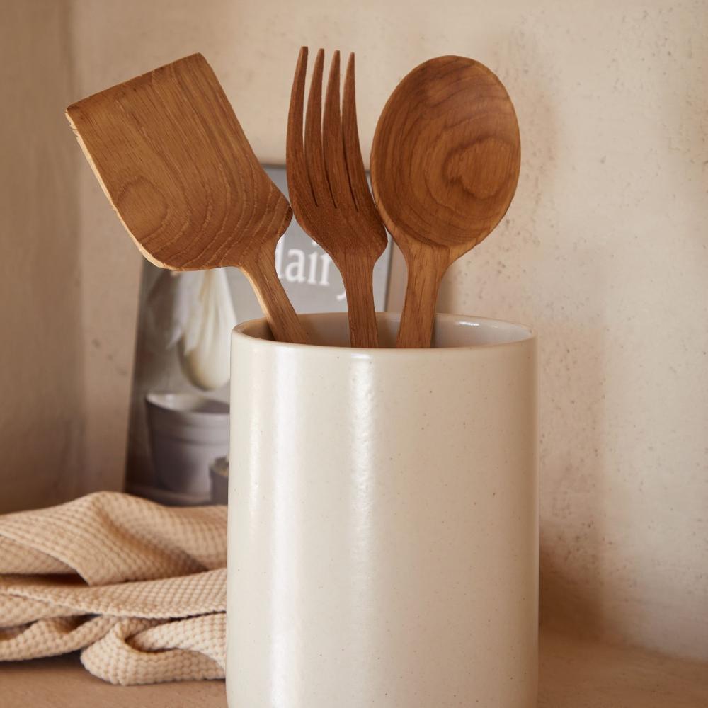 Costa Nova Oak Wood Spatula Oak Wood Kitchen Utensils Casafina By COSTA NOVA
