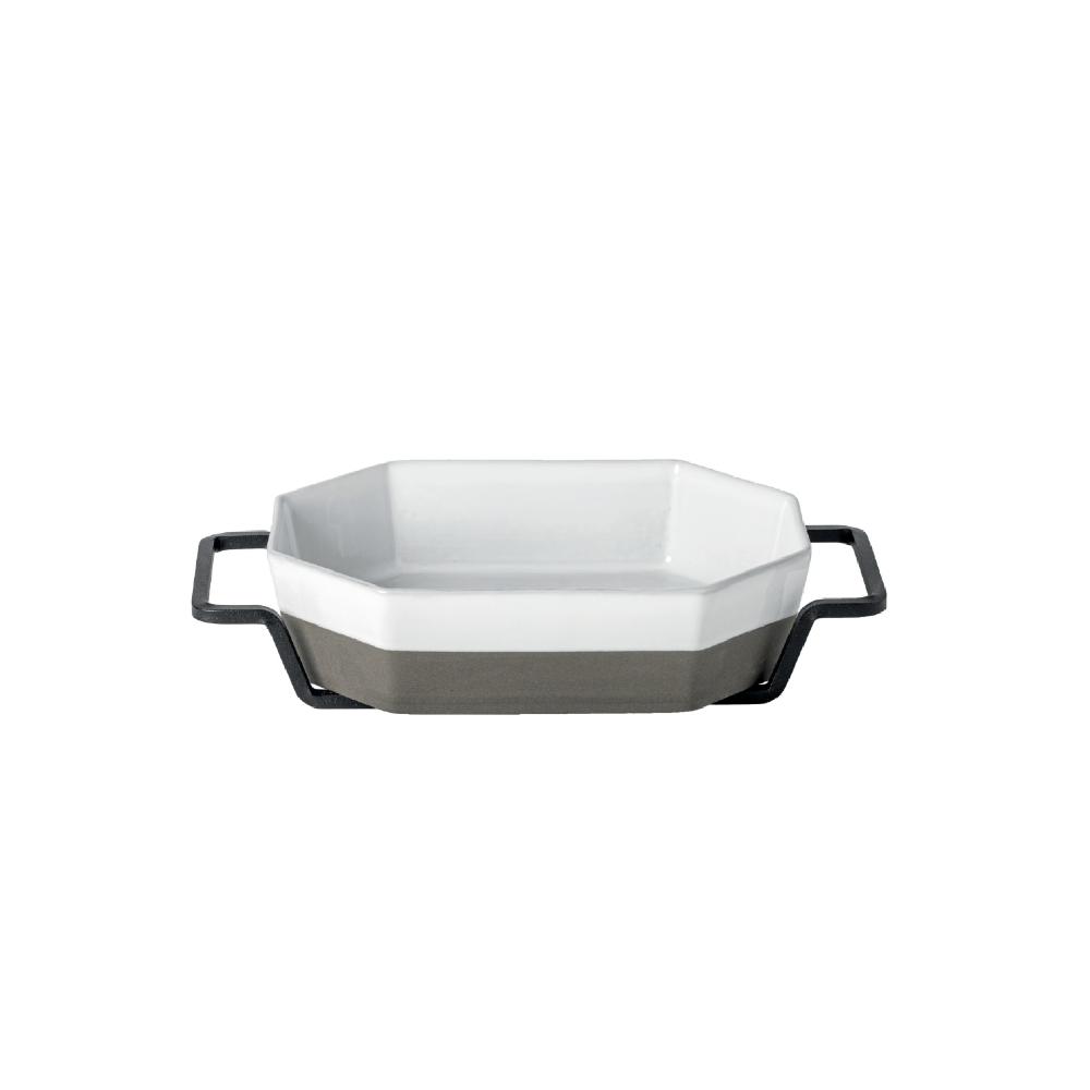 costa nova Octagonal Baker with Metallic Holder Plano