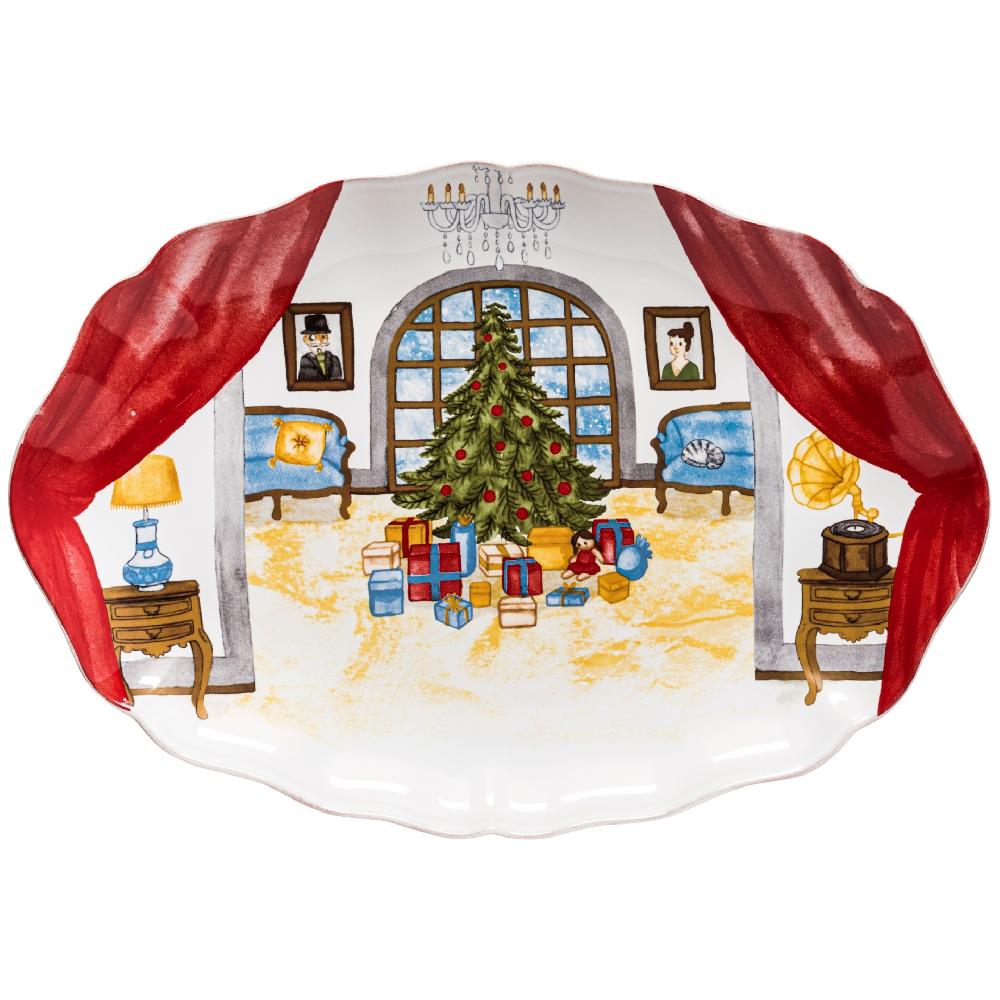 Costa Nova Oval Platter The Nutcracker Casafina By COSTA NOVA
