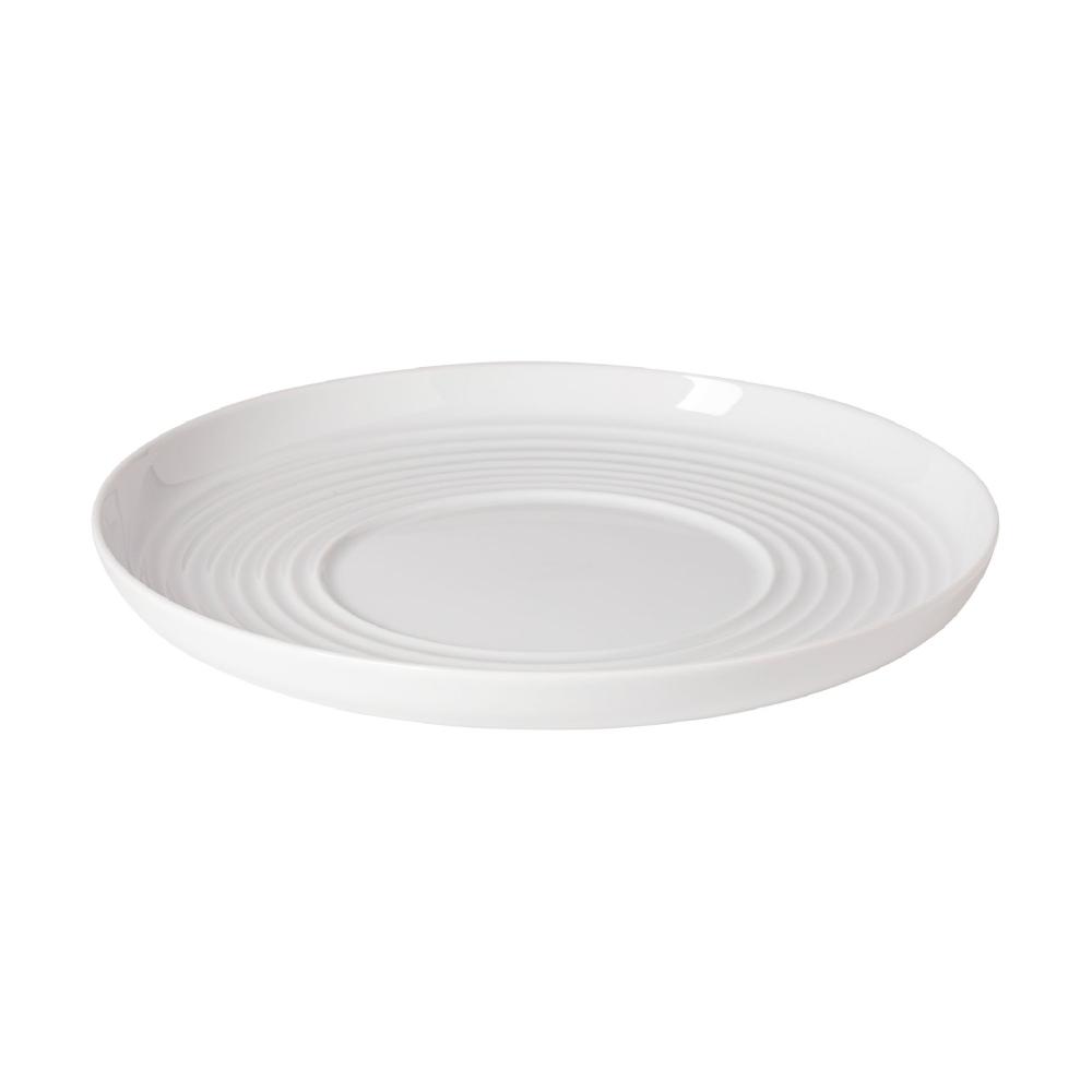 costa nova Porcelain Deep Round Wavy Plate Resonance