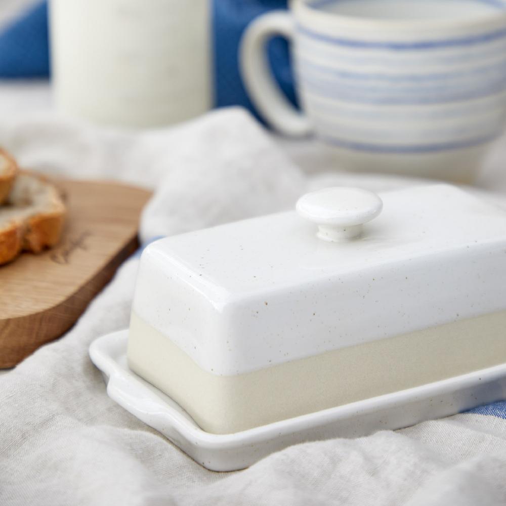 costa nova Rectangular Butter Dish with Lid Fattoria Casafina by COSTA NOVA