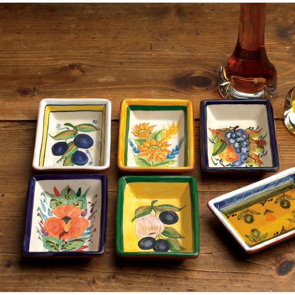 Costa Nova Rectangular Dipping Plate Alentejo Terracota Casafina By COSTA NOVA