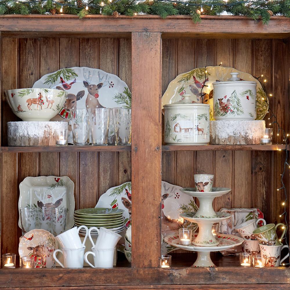 Costa Nova Rectangular Tray Deer Friends Casafina By COSTA NOVA