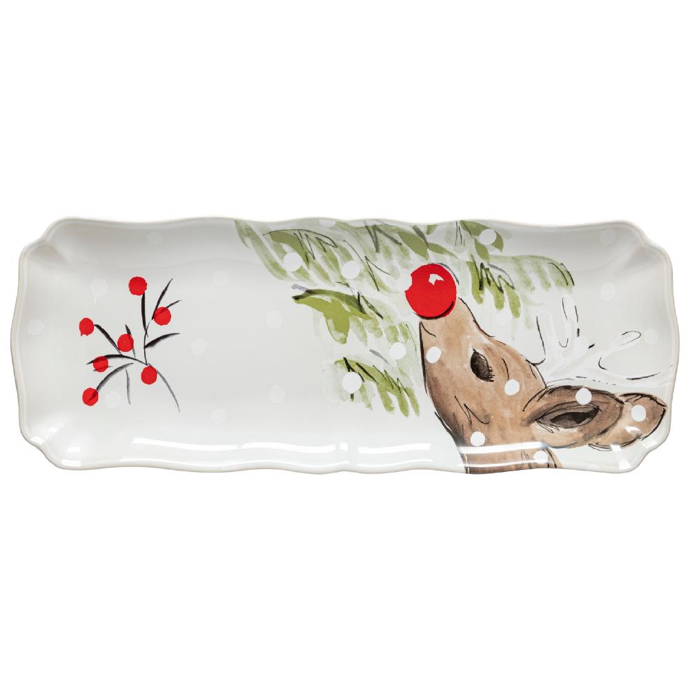 Costa Nova Rectangular Tray Deer Friends Casafina By COSTA NOVA