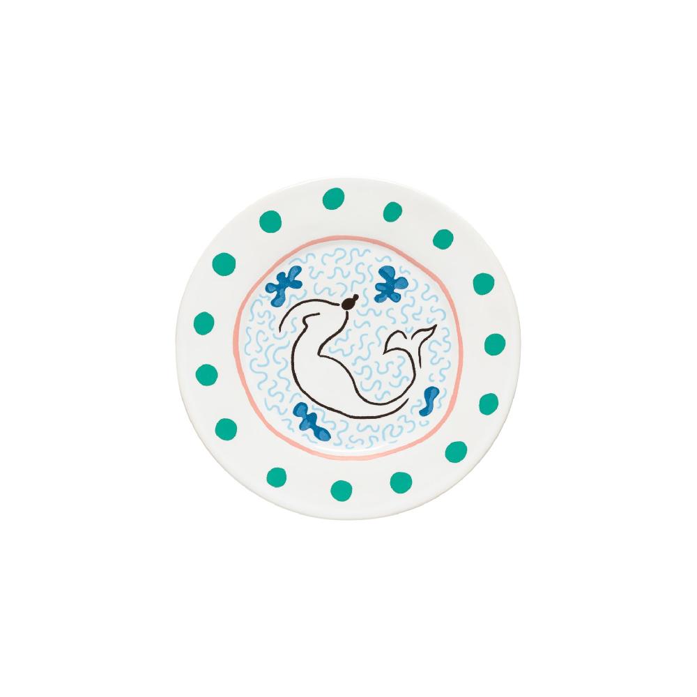 costa nova Salad / Dessert Plate Mermaid Summer Bliss