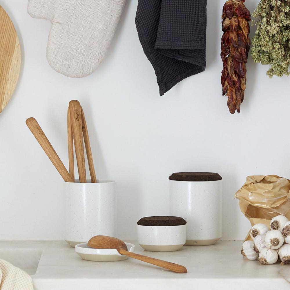 Costa Nova Salt Cellar With Smoked Cork Lid Modern Storage Casafina By COSTA NOVA