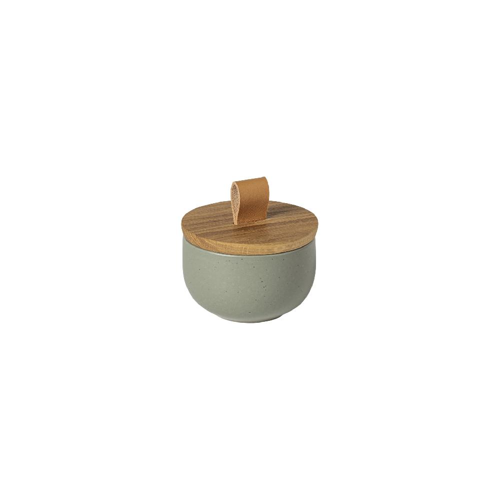 costa nova Salt Cellar with Wood Lid Pacifica Casafina by COSTA NOVA