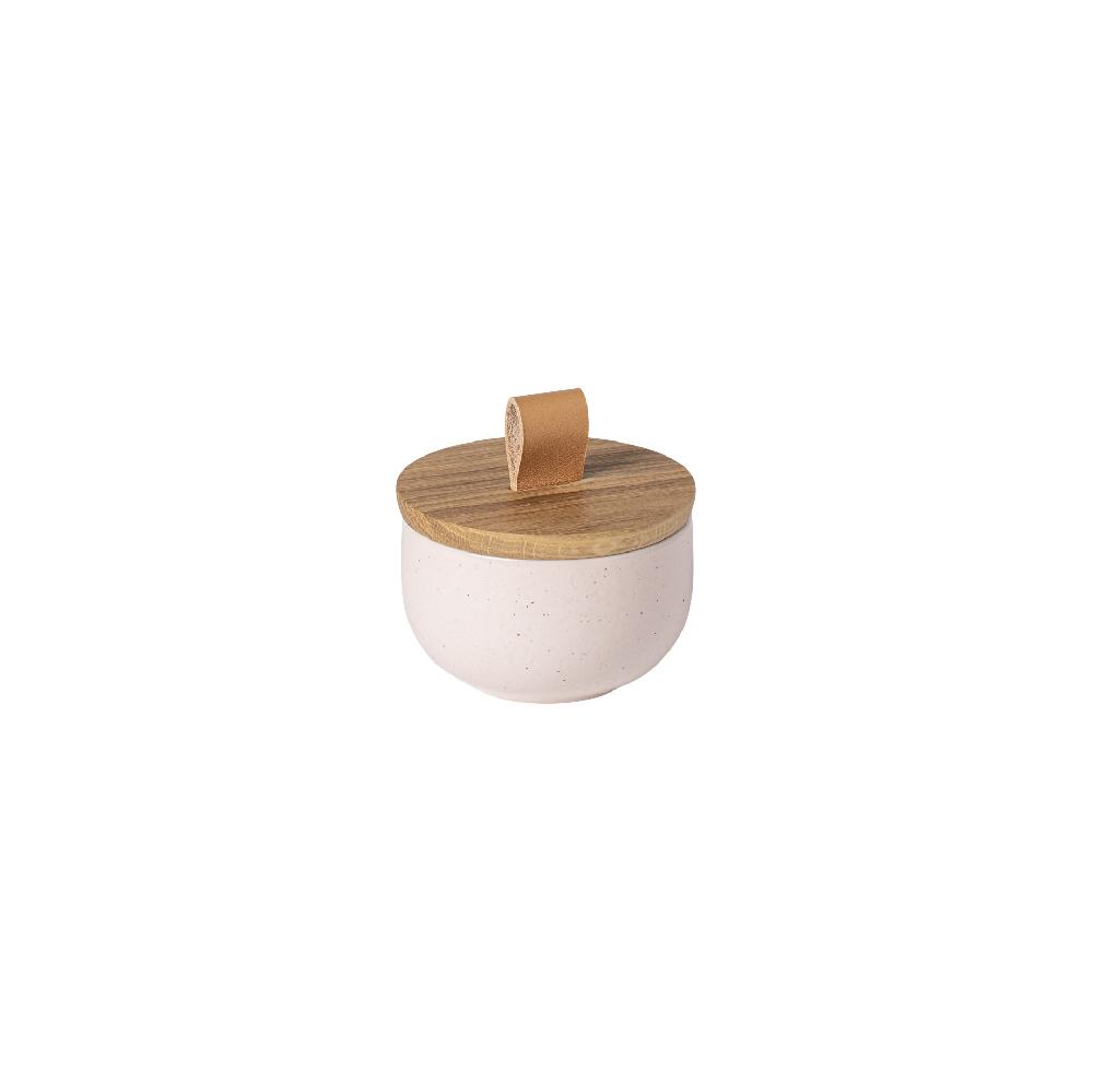costa nova Salt Cellar with Wood Lid Pacifica Casafina by COSTA NOVA