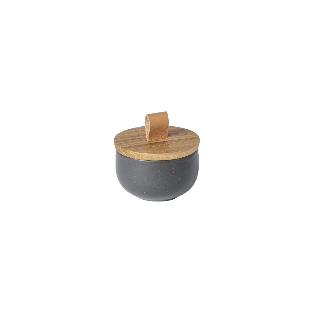 costa nova Salt Cellar with Wood Lid Pacifica Casafina by COSTA NOVA