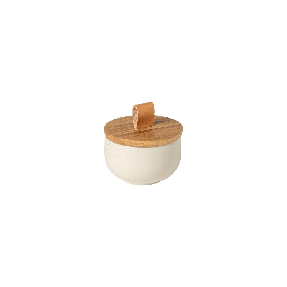 costa nova Salt Cellar with Wood Lid Pacifica Casafina by COSTA NOVA