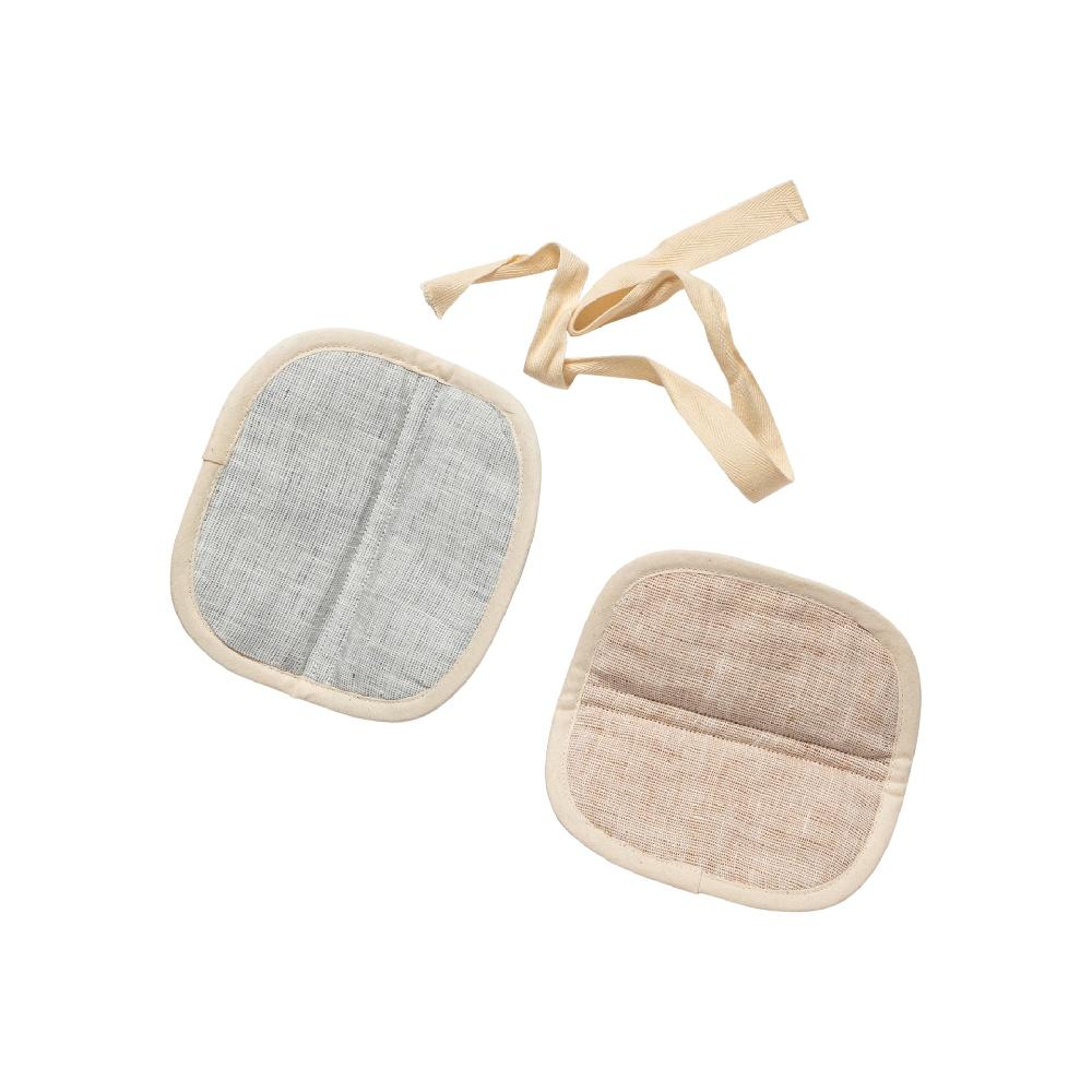 Costa Nova Set 2 Pot Holders Linen Carmela Casafina By COSTA NOVA